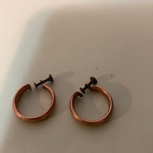 Vintage earrings screw on style